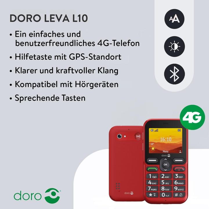 Produktbild Doro Leva L10 (2.40", 2 Mpx)