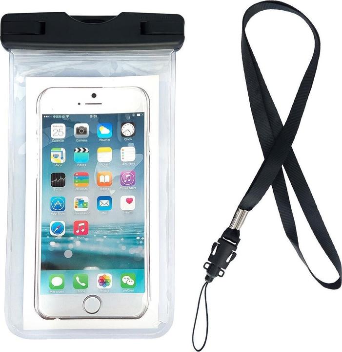 Produktbild Hurtel Wasserdichte Tasche Handytasche für Schwimmbad transparent (Smartphones bis 6.5 Zoll)