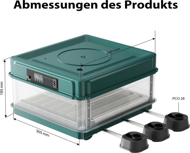 Actual product image Fudajo Eggs incubator