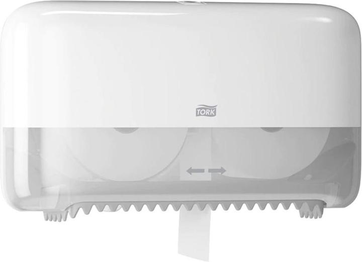Actual product image Tork Double Roll Toilet Paper Dispenser Midi Sleeveless