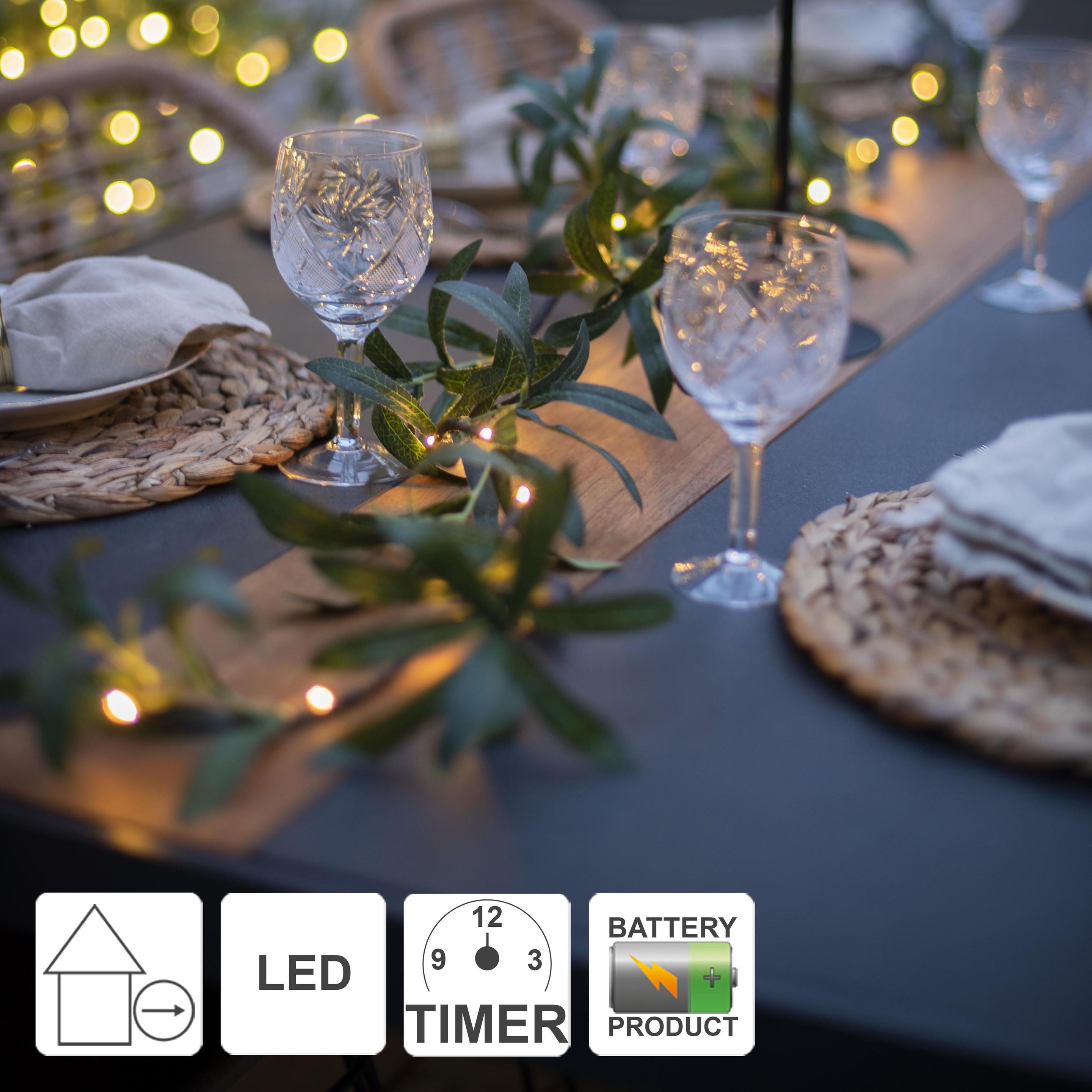 Thumbnail - Star Trading, Lichterkette, Girlande Olivec, 20 LEDs, 1.8 m, Grün (0.22 m)
