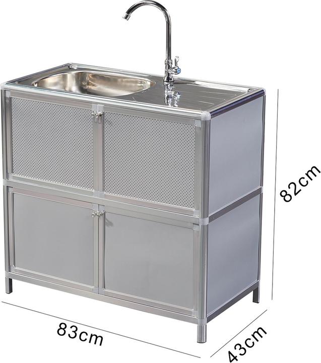 Actual product image HTI-Living Outdoorspüle L Gerti (44 cm, 84 cm)