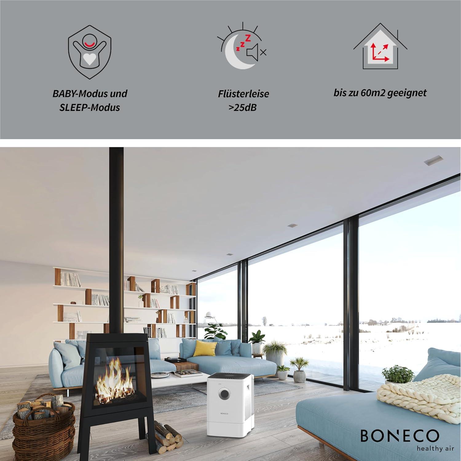 Thumbnail - Boneco Luftbefeuchter W400, Luftbefeuchter, Weiss