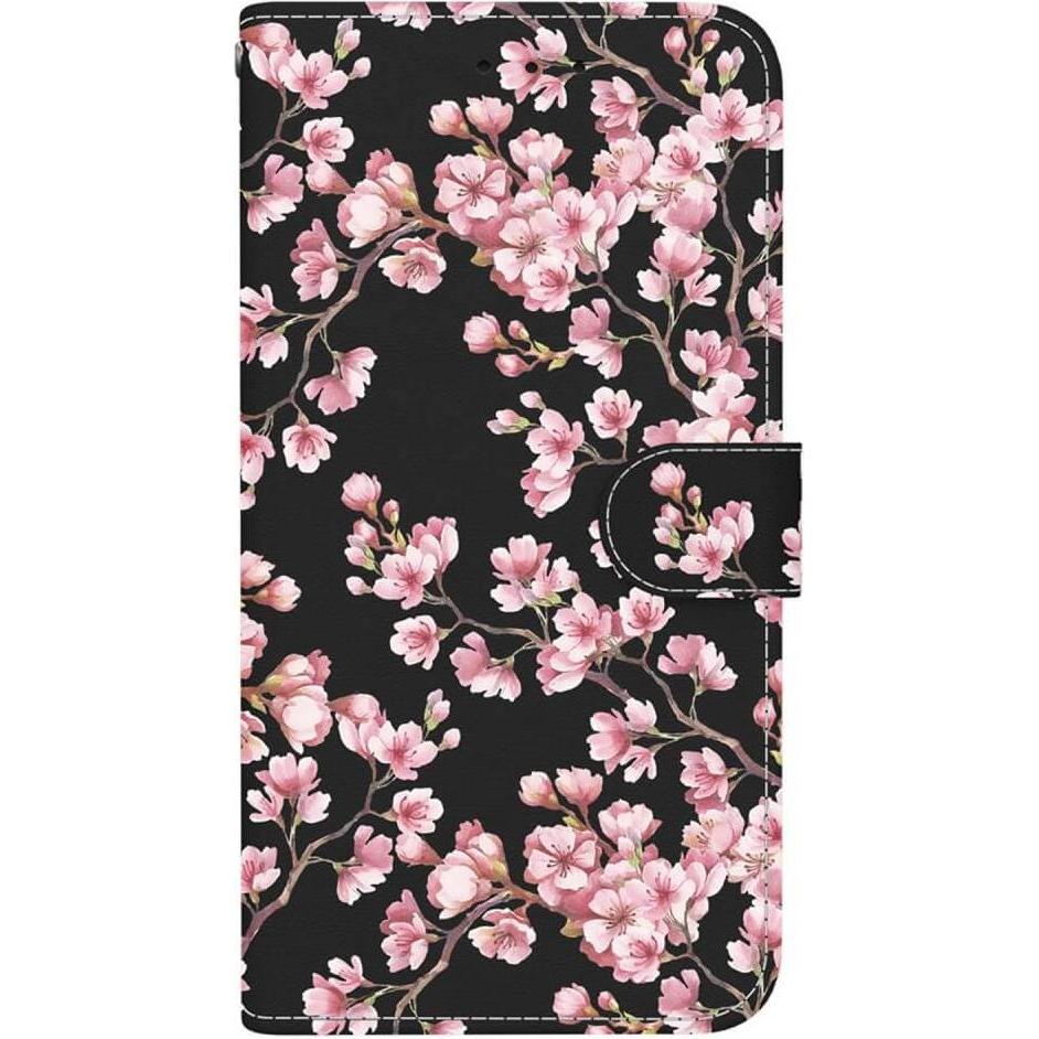 Cover-Discount Xiaomi 14T Pro - Tasche Hülle mit Blüten Motiv (Xiaomi 14T Pro), Smartphone Hülle