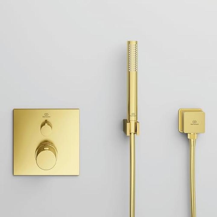 Produktbild Ideal Standard Handbrause Idealrain Atelier rund 25 mm brushed gold BC774A2 (8 l/min)