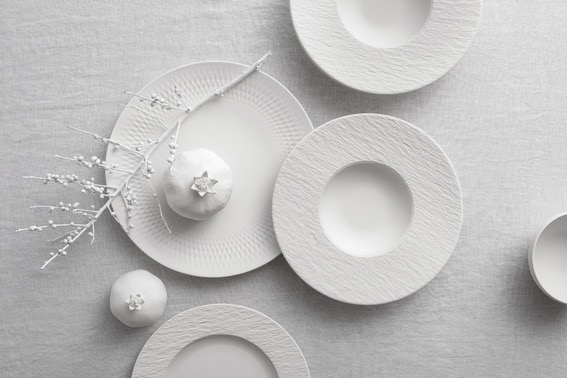 Actual product image Villeroy & Boch Gourmetteller Manufacture Rock blanc (1 x, 31.70 cm)