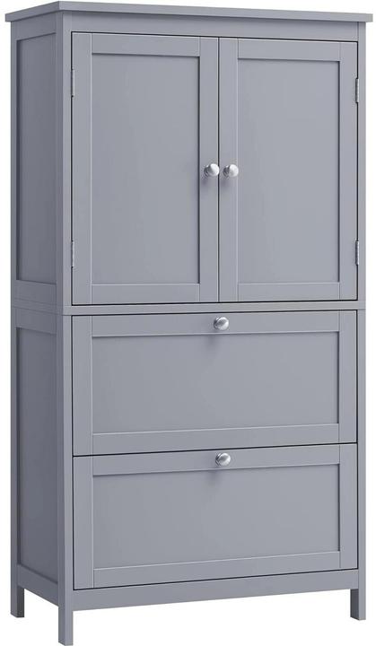 Immagine prodotto Vasagle Kommode in Landhausstil 60 x 110 cm, Grau (60 x 30 x 110 cm)