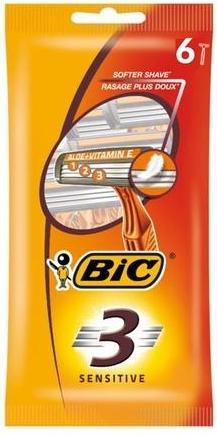 Actual product image Bic Sensitive Razor 3 6 Pack