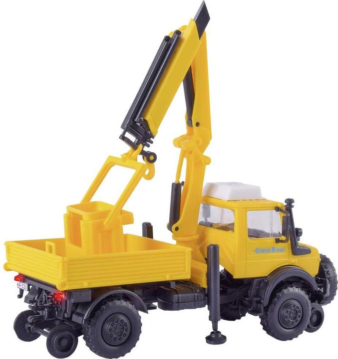 Produktbild Kibri H0 Zweiwege Unimog GleisBau mit Arbeitskran