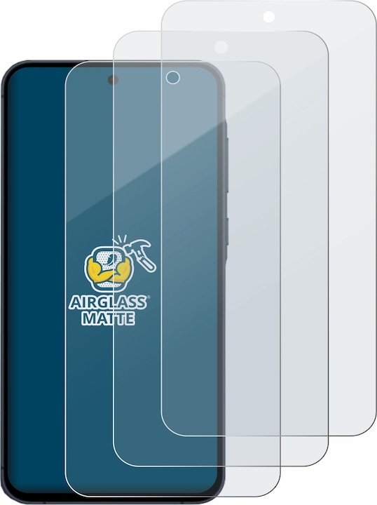 Produktbild BROTECT AirGlass Panzerglasfolie Matt (3 Stück, Samsung Galaxy A55)