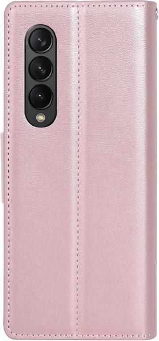 Produktbild Hanman Samsung Galaxy Z Fold3 - Mill Flip Case mit 3 Kartenfächern, Rosegold (Samsung Galaxy Z Fold3)