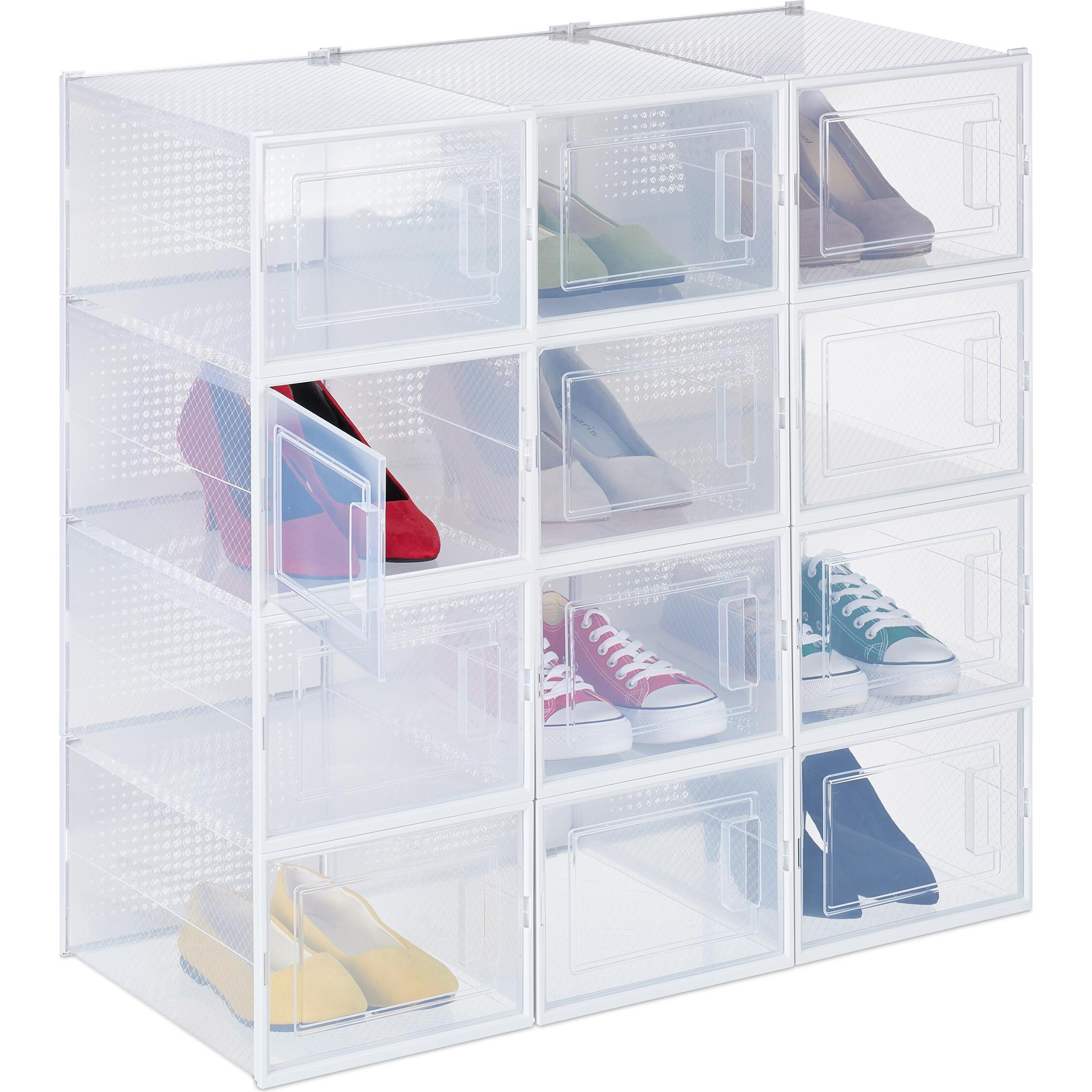 Relaxdays, Schuhschrank, Annabelle (25 x 35 x 19.5 cm)