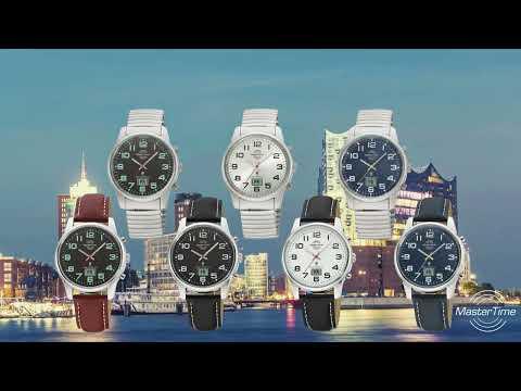 Produktbild Master Time MTGA-10814-12L Funkuhr Herrenuhr 41mm 3ATM (Funkuhr, 41 mm)
