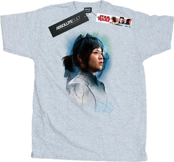 Actual product image Star Wars Mens The Last Jedi Rose Tico Brushed T-Shirt (XXL)
