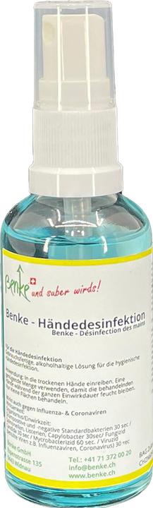 Benke Désinfectant pour les mains - Swiss Made - 50ml (50 ml)
