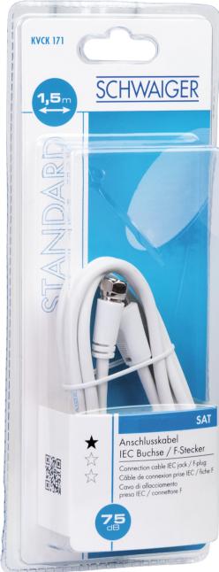 Image du produit Schwaiger Câble adaptateur SAT/antenne (75 dB, Câble satellite)