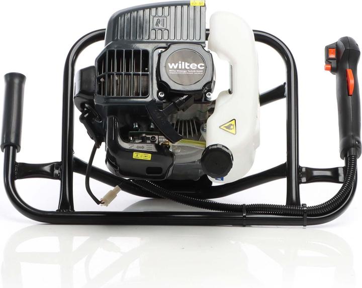 Actual product image Wiltec Petrol Ground Drill 1.4kW Earth Auger Drill 1.9HP 52cc