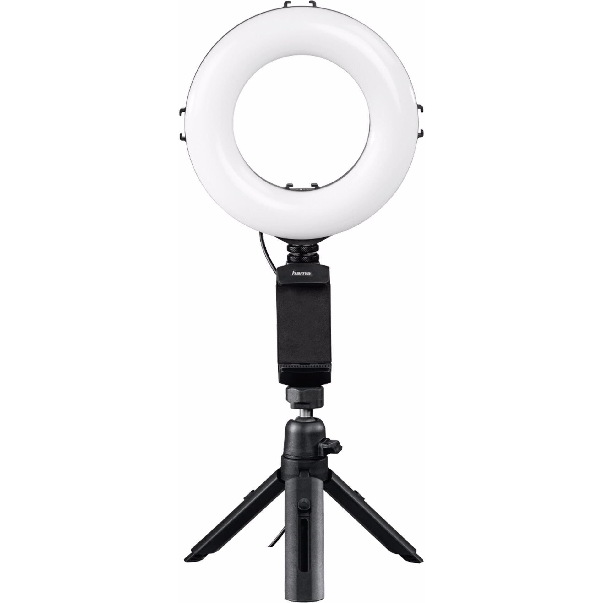 Hama SpotLight Work Area 67 (Ringleuchte), Dauerlicht, Schwarz