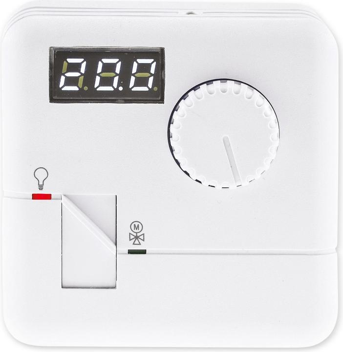 Produktbild Chilitec Raumtemperaturregler RT-55, 7 A, 5...30 °C, weiss