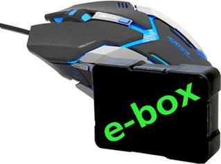 Actual product image Blue Auroza Gaming Mouse (EMS639BKAA-UI) (Cable)