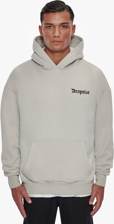 Actual product image Dropsize Heavy Oversize Puffer Logo Backprint Hoodie - 124933 (XS)