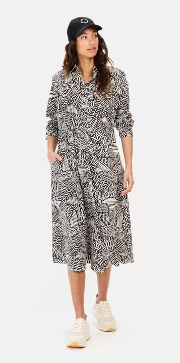 Immagine prodotto Camel Active Langes Hemdblusenkleid mit Allover-Print (XXL)