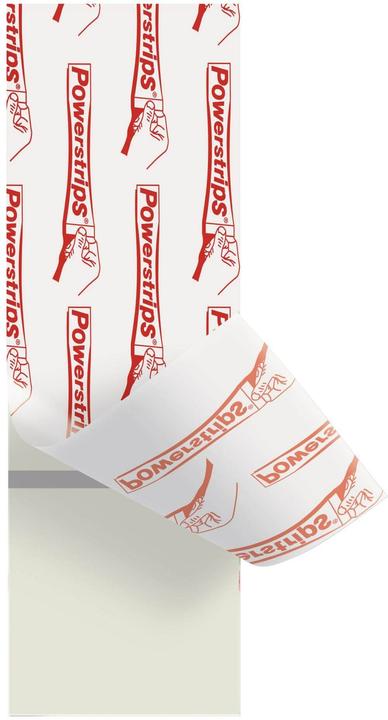 Actual product image tesa Powerstrips for wallpaper & plaster, 0.5kg holding power, 9x double-sided adhesive strips