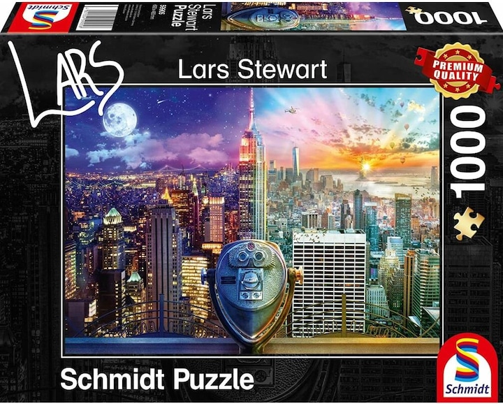 Actual product image Schmidt Spiele New York Night and Day (1000 pieces)