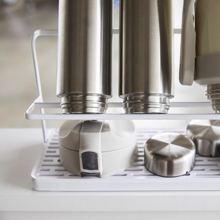 Actual product image Yamazaki Bottle drainer with shelf TOWER