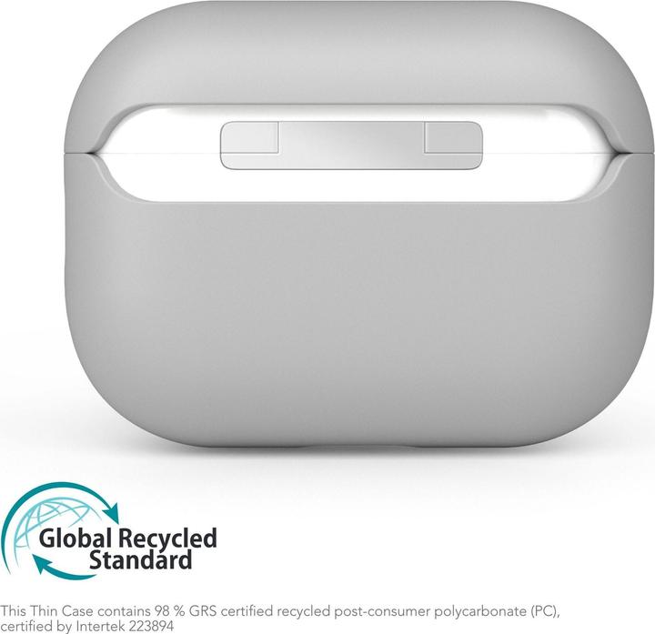 Actual product image Vonmählen Thin Case for AirPods Pro 2. Gen Light Gray