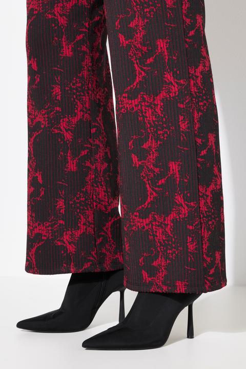 Produktbild Miamoda Jerseyhose, Allover-Muster, Elastikbund (58)