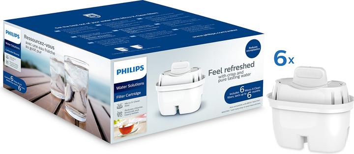 Produktbild Philips AWP212 Ersatzfilterkartuschen 6er Wasser Filter (6 x)