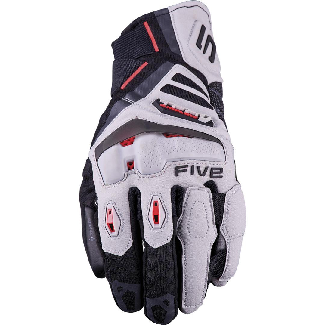 Five, Herren, Handschuhe, Handschuhe TFX1 Airflow short, Schwarz, Rot, Grau, (3XL)