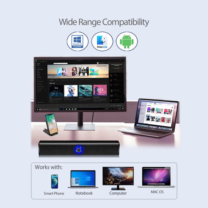 Produktbild Adesso 10w 2 Bluetooth/Wired Dual Mode (10 W, 2.0 Kanal)