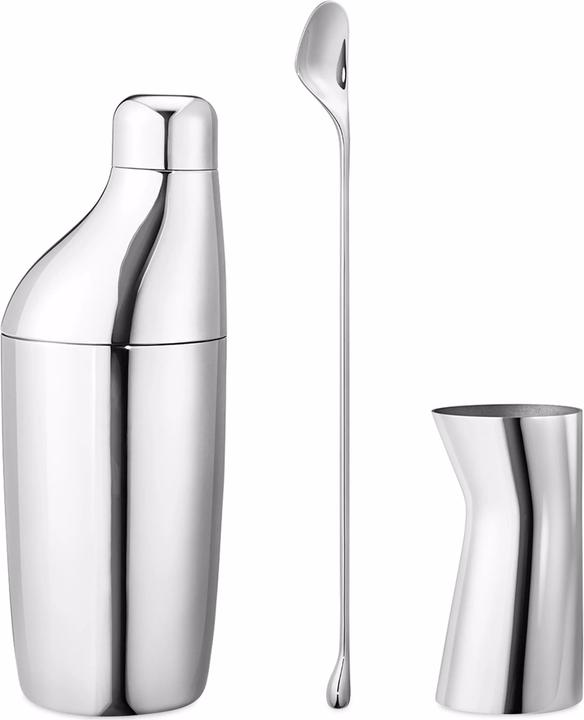 Georg Jensen Cocktail Set 3-pcs. SKY Silver-coloured (Cocktail set)