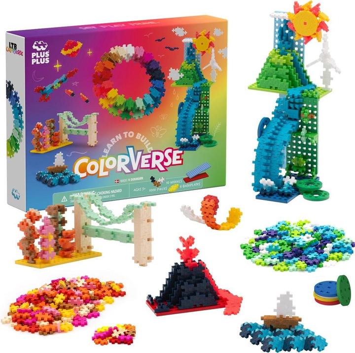 Actual product image Plus-Plus Plus Plus - Learn to build Colourverse Super set - (3972)