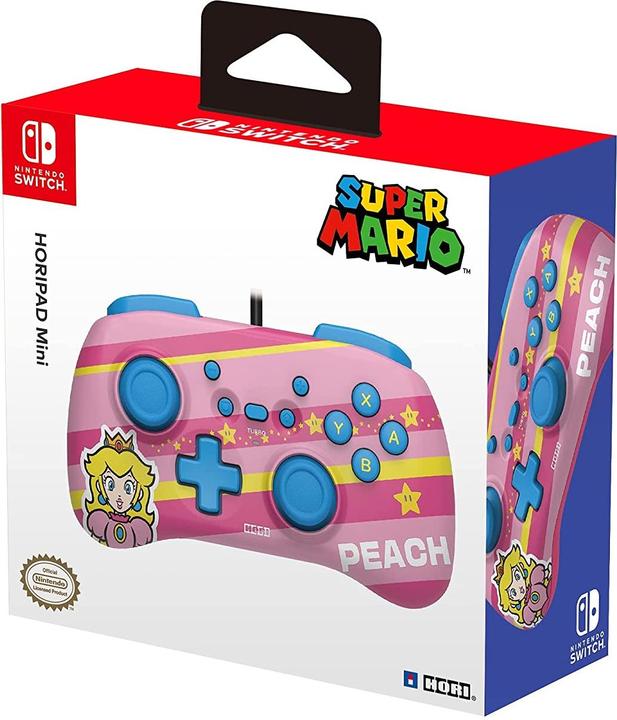 Actual product image HORI Horipad Mini Peach (Switch)