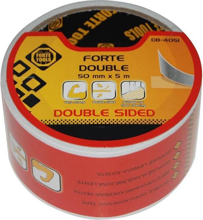 Image du produit Forte tools Ruban Adhésif Double Face 5m X 50 mm Fo (50 mm)