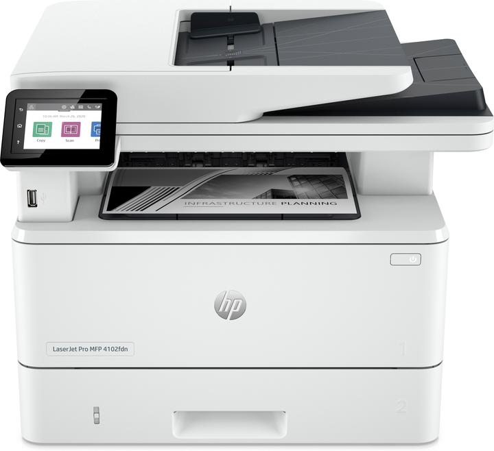 HP LaserJet Pro MFP 4102fdn (Laser, Schwarz-Weiss)