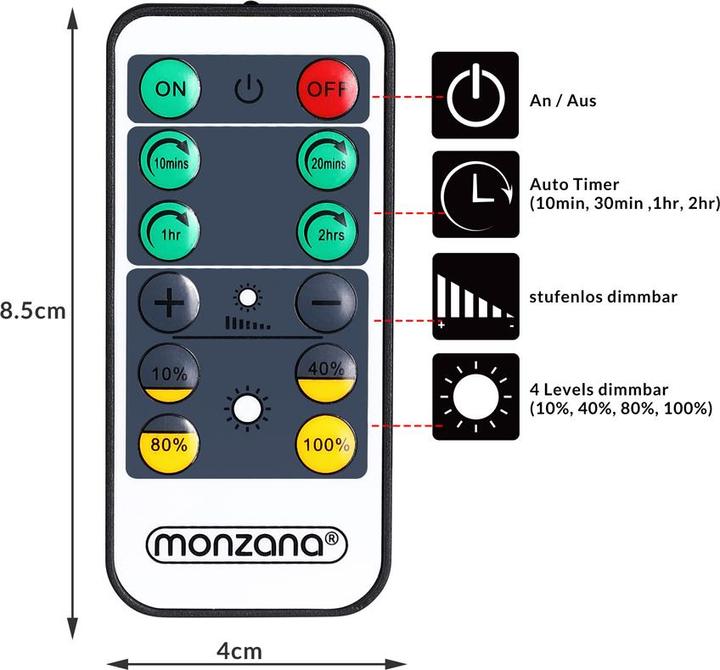 Image du produit Monzana Applique LED (210 lm)