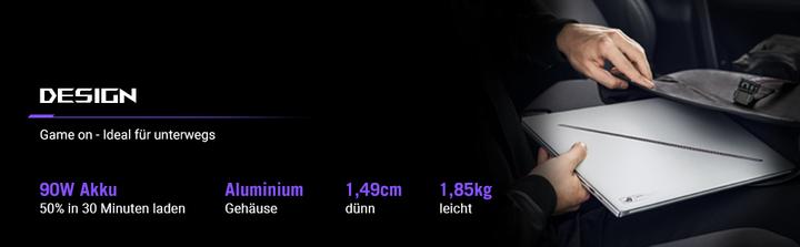 Actual product image ASUS ROG Zephyrus G16 RTX 5080 (16", Intel Core Ultra 9 285H, 32 GB, 1000 GB, DE)