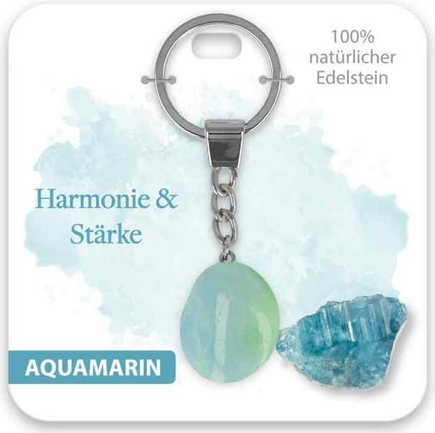 Actual product image BB Klostermannn Schlsselanhnger Edelstein Aquamarin