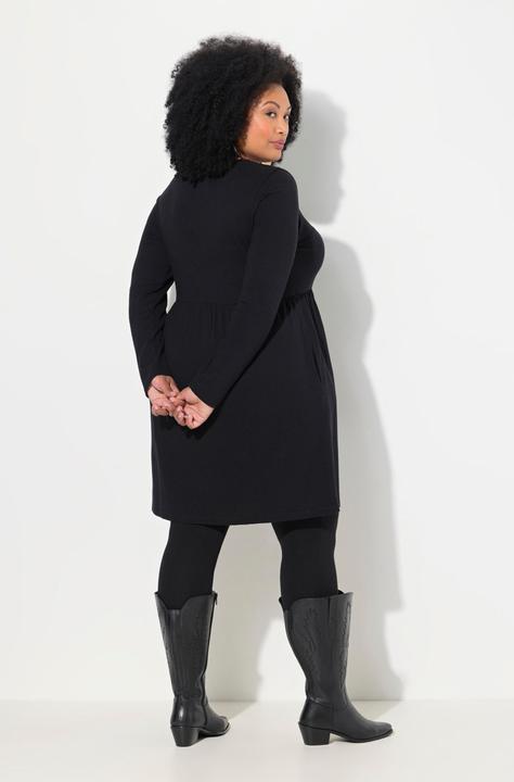 Produktbild Ulla Popken Longshirt, Jacquard, A-Linie, Rundhals, Langarm (50, 52)