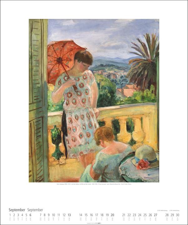 Produktbild Impressionismus Kalender 2026 (46 x 55 cm)