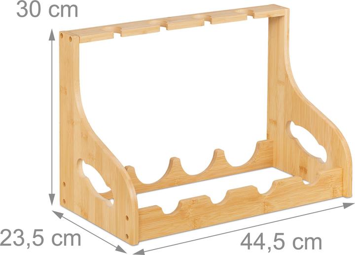 Actual product image Relaxdays Wine rack (4 Fl.)