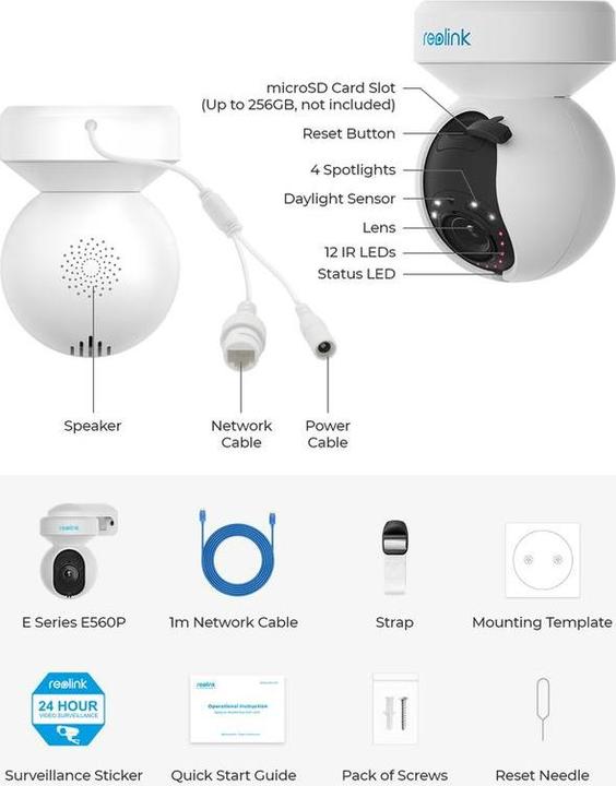 Image du produit Reolink E Series E560P (3840 x 2160 pixels)