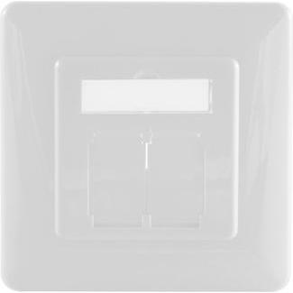 Shiverpeaks, Zubehör Schalterprogramm, S/CONN maximum connectivity Netzwerkdosen-Zentralstück inkl. Abdeckrahmen für Net...