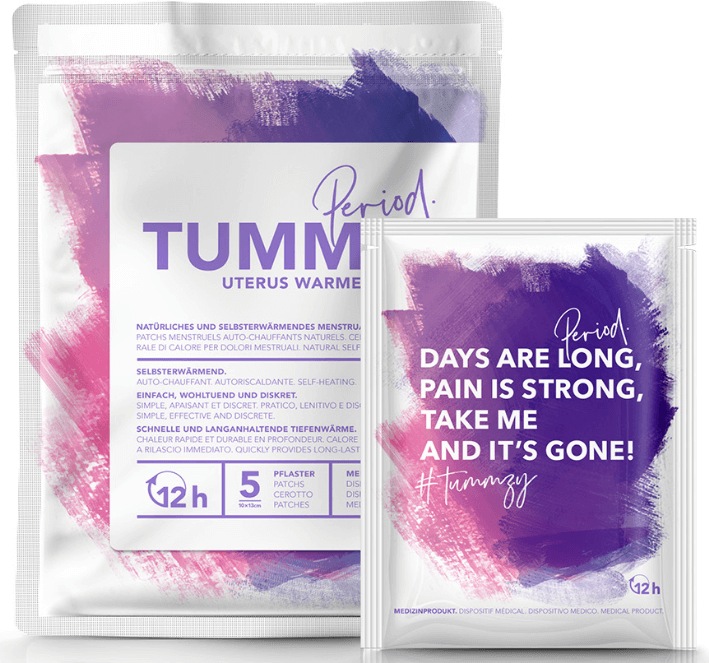 Produktbild Tummzy Menstruations Pflaster (5 x)