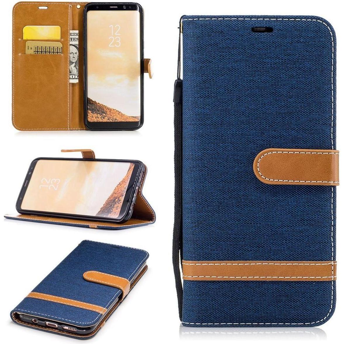 König Design Hülle Handy Schutz für Samsung Galaxy S8 Plus Case Cover Tasche Wallet Etui Neu (Samsung Galaxy S8+), Smart...