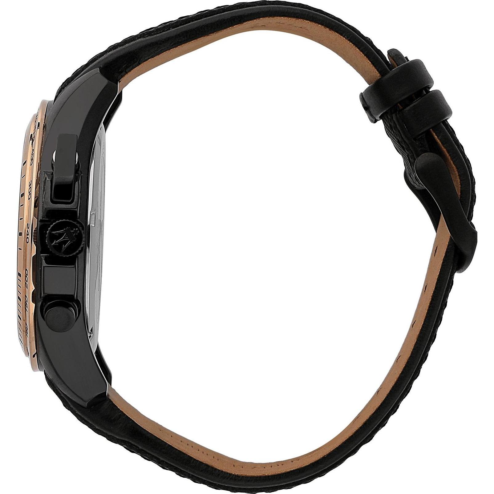 Thumbnail - Maserati, Armbanduhr, Traguardo, Schwarz, (Chronograph, 45 mm)